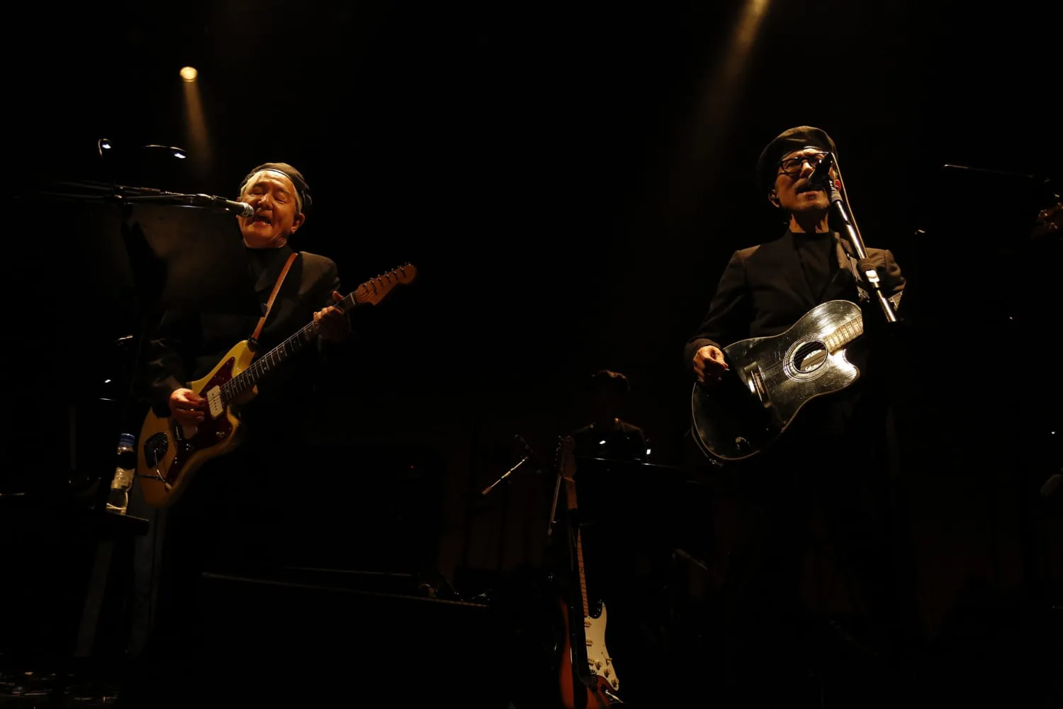 高橋幸宏と鈴木慶一による「THE BEATNIKS」のリリース記念公演ライブ 